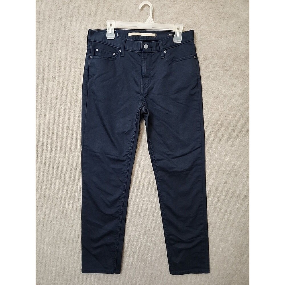 Banana Republic Travel Jean Pants Mens 31x30 Navy Blue Slim Fit Stretch - Picture 2 of 11